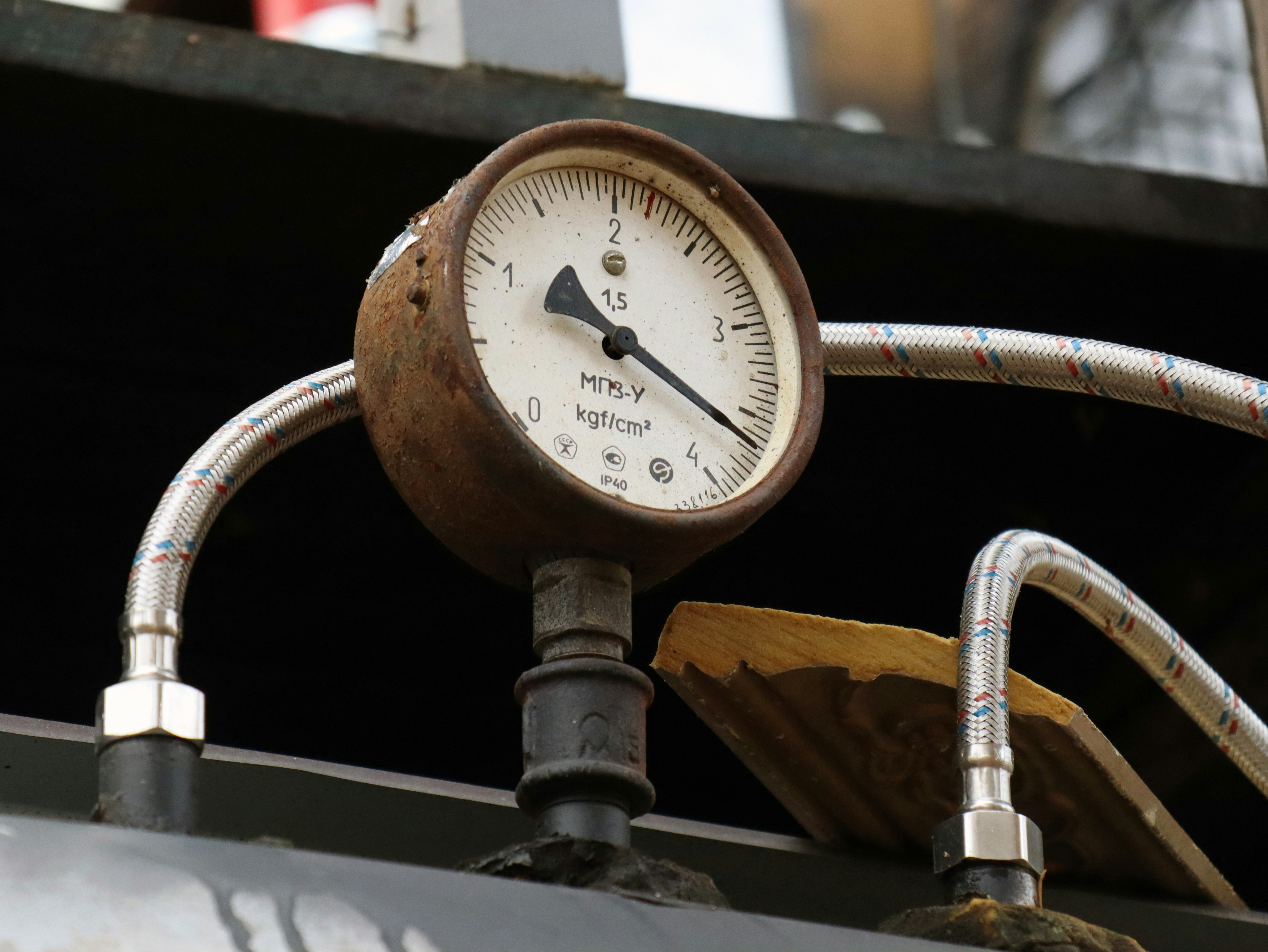 Manómetro de presión industrial
